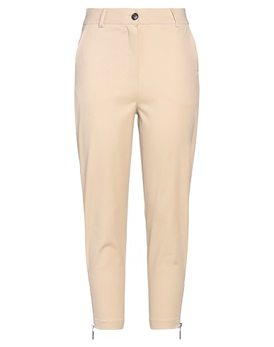 MARC ELLIS Casual pants Beige 98% Cotton, 2% Elastane
