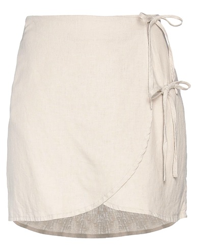 ONLY Minigonna Beige 55% Lino, 45% Viscosa