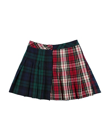 POLO RALPH LAUREN Skirt Plaid Oxford Skirt
 Dark green 100% Cotton