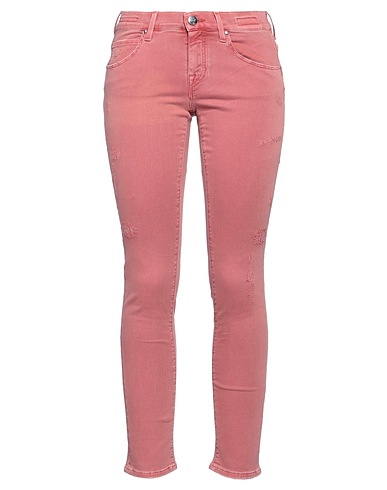 JACOB COHЁN Denim pants Coral 90% Cotton, 8% Polyester, 2% Elastane