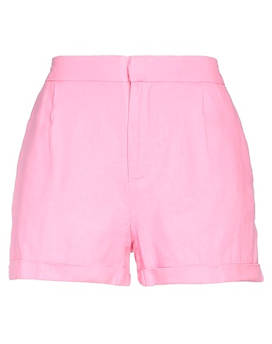 ONLY Shorts & Bermudas Rosa 55% Leinen, 45% Viskose