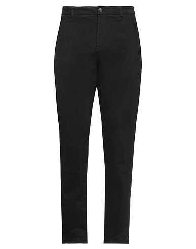 CRUNA Chinos Nero 98% Cotone, 2% Elastan