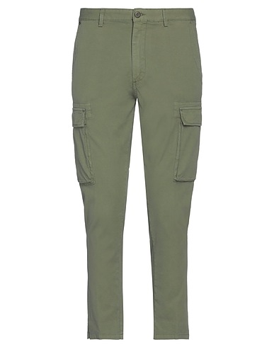 MESSAGERIE Cargo Verde militare 97% Cotone, 3% Elastan