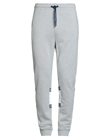 BIKKEMBERGS Casual trouser Light grey 100% Cotton, Elastane, Polyester