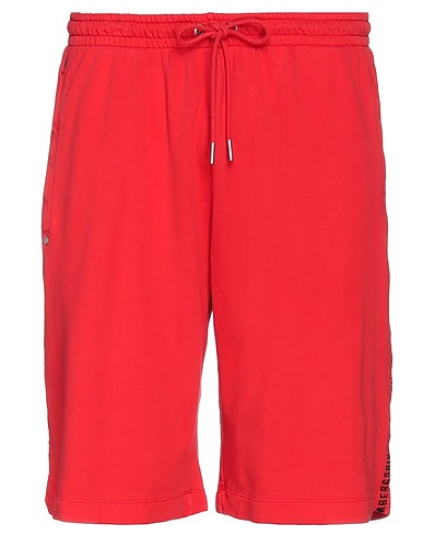 BIKKEMBERGS Shorts & Bermuda Red 100% Cotton
