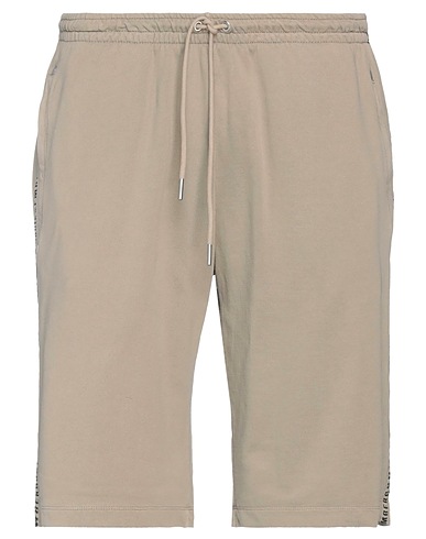BIKKEMBERGS Shorts & Bermuda Khaki 100% Cotton