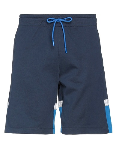 BIKKEMBERGS Shorts & Bermuda Midnight blue 100% Cotton, Polyester