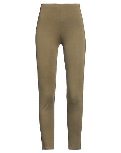 MAJESTIC FILATURES Leggings Military green 94% Viscose, 6% Elastane