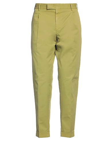 PT Torino Casual trouser Military green 98% Cotton, 2% Elastane