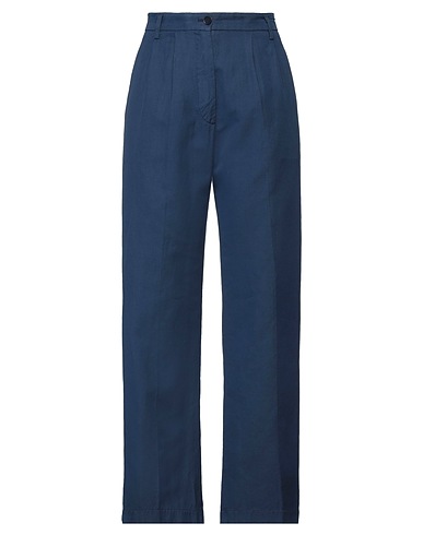 ASPESI Pantalon Bleu 58% Coton, 42% Lin