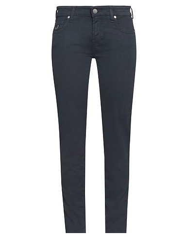 JACOB COHЁN Casual trouser Navy blue 60% Cotton, 19% Viscose, 19% Polyester, 2% Elastane