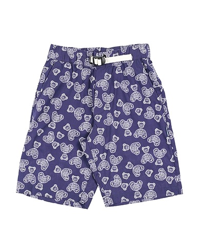 PALM ANGELS Shorts & Bermuda Midnight blue 100% Cotton