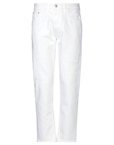 CYCLE Denim pants White 100% Cotton