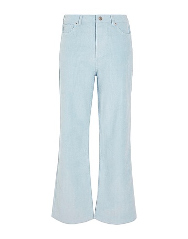 8 by YOOX Hosen CORDUROY RELAXED STRAIGHT PANTS Himmelblau 97% Organische Baumwolle, 3% Elastan