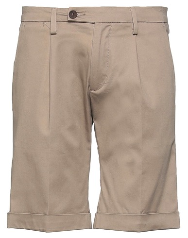 MICHAEL COAL Shorts & Bermuda Khaki 97% Cotton, 3% Elastane