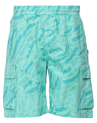 OCTOPUS Shorts & Bermuda Turquoise 100% Cotton