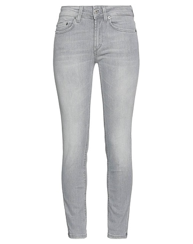 DONDUP Denim pants Grey 66% Cotton, 16% Recycled cotton, 16% Recycled polyester, 2% Elastane