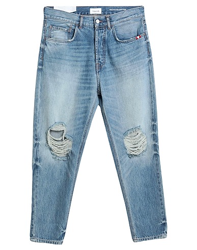 AMISH SUPPLIES Denim pants Blue 100% Recycled cotton