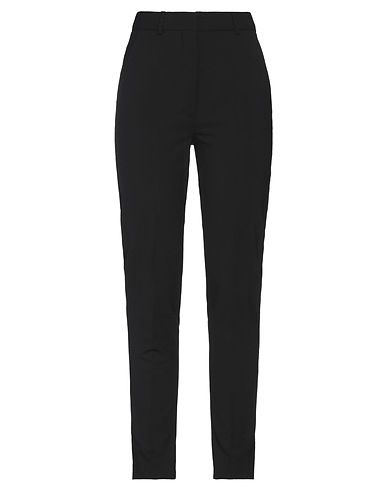 SPORTMAX Casual trouser Black 96% Virgin Wool, 4% Elastane