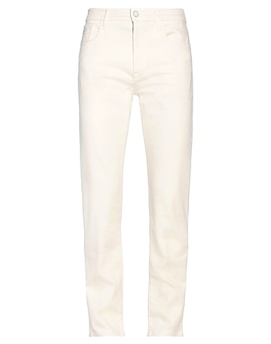 JACOB COHЁN Denim trousers Ivory 81% Cotton, 11% Lyocell, 6% Elastomultiester, 2% Elastane, Polyester
