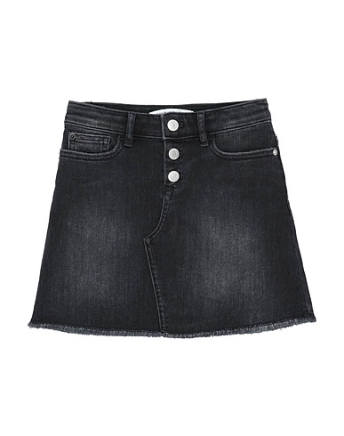 CALVIN KLEIN JEANS Gonna jeans Nero 94% Cotone, 4% Poliestere, 2% Elastan