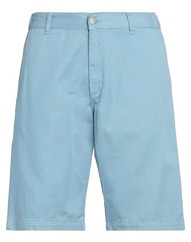 EDWIN Shorts & Bermuda Sky blue 100% Organic cotton