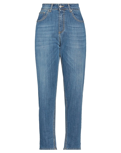 EXTE Denim trousers Blue 98% Cotton, 2% Elastane