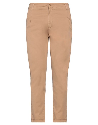 STILOSOPHY Casual trouser Camel 98% Cotton, 2% Elastane