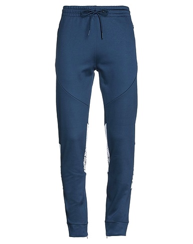 BIKKEMBERGS Casual trouser Midnight blue 62% Cotton, 38% Viscose