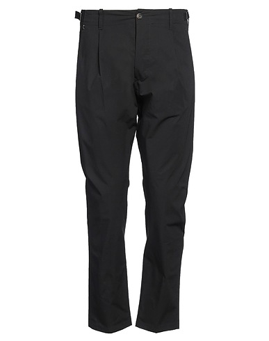 MESSAGERIE Casual pants Black 97% Cotton, 3% Elastane