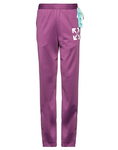 OFF-WHITE™ Casual pants Purple 58% Polyamide, 38% Cotton, 4% Elastane