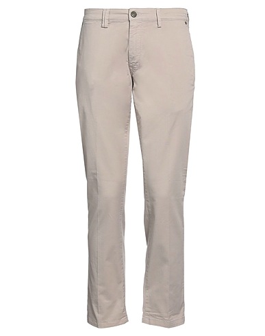 MESSAGERIE Casual pants Taupe 98% Cotton, 2% Elastane