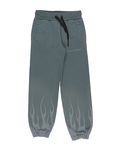 VISION OF SUPER Casual trouser Sage green 100% Cotton