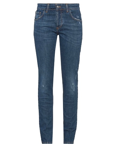 ENTRE AMIS Denim pants Blue 98% Cotton, 2% Elastane