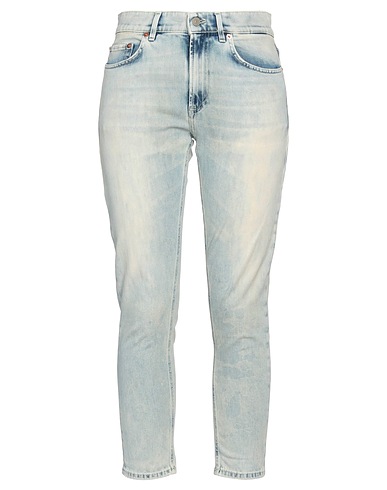 DONDUP Denim trousers Blue 89% Cotton, 11% Elastomultiester