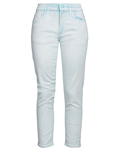 DONDUP HOSEN & RÖCKE Azurblau 92% Baumwolle, 6% Elastomultiester, 2% Elastan