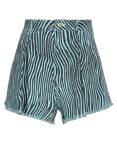 DIMORA Denim shorts Sky blue 99% Cotton, 1% Elastane