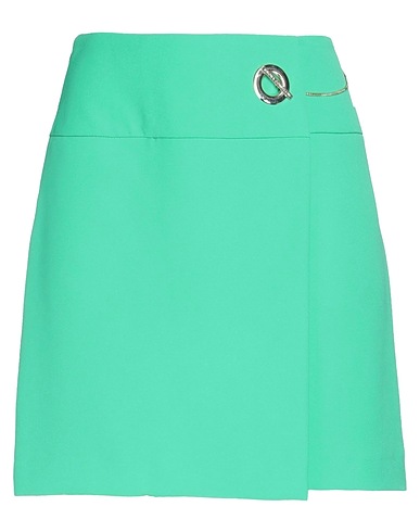 SIMONA CORSELLINI Mini skirt Green 94% Polyester, 6% Elastane