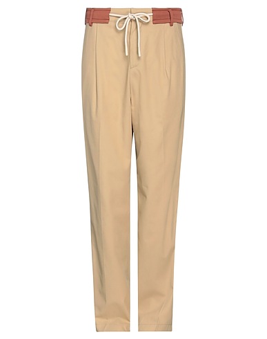 PALM ANGELS Pantalón Beige 100% Algodón, Poliéster