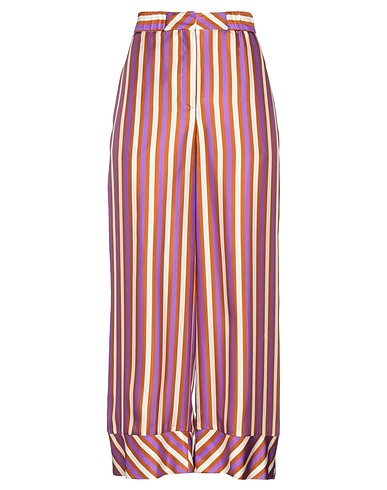 SIMONA CORSELLINI Casual trouser Brown 100% Viscose