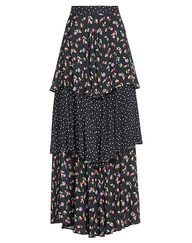 EMMA & GAIA Maxi Skirts NERO 100% Viscose