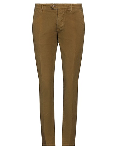0/ZERO CONSTRUCTION Casual trouser Military green 98% Cotton, 2% Elastane