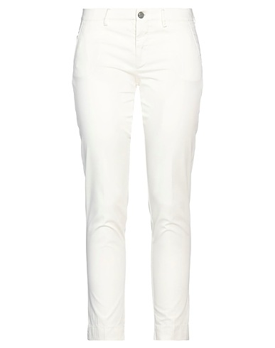 BERWICH Casual pants White 97% Cotton, 3% Elastane