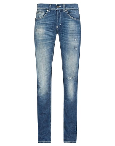 DONDUP Denim pants Blue 92% Cotton, 6% Elastomultiester, 2% Elastane