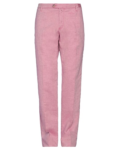 JACOB COHЁN Casual pants Pink 58% Linen, 42% Cotton