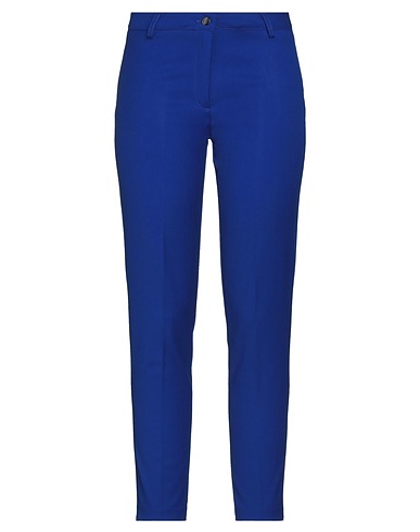 MARC ELLIS Casual trouser Bright blue 67% Polyester, 31% Viscose, 2% Elastane