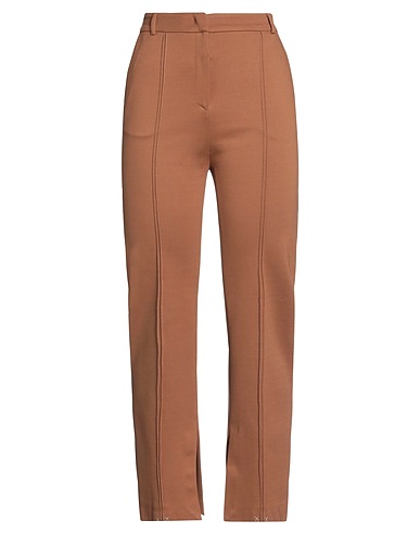 MANILA GRACE Casual trouser Tan 53% Viscose, 42% Polyamide, 5% Elastane
