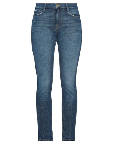 FRAME Denim pants Blue 92% Cotton, 6% Hemp, 2% Elastane