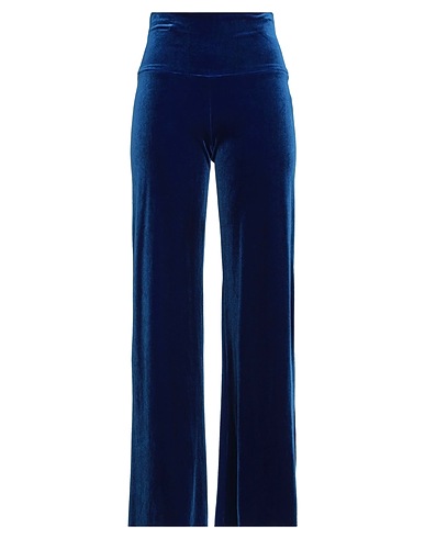 NORMA KAMALI Casual pants Bright blue 92% Polyester, 8% Polyurethane coated