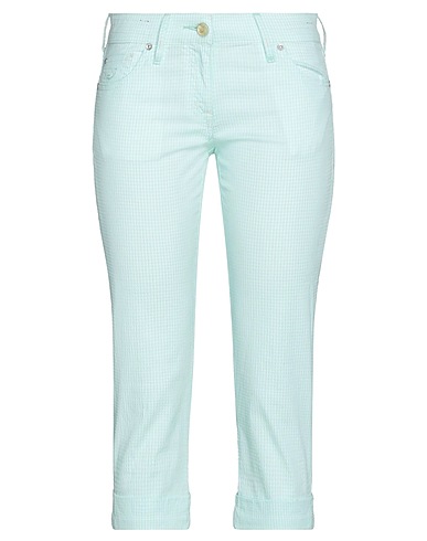 JACOB COHЁN Casual trouser Turquoise 84% Cotton, 14% Polyamide, 2% Elastane